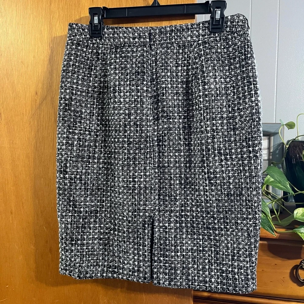 Worthington Black and White Speckled Size 10 Pencil Skirt - Picture 7 of 9